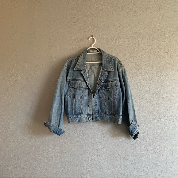 Guess Jackets & Blazers - 1980s Vintage Cropped Denim Jacket (very Rock n’ Roll)